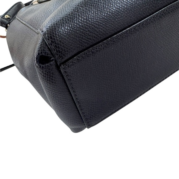 Coach Leather Christie Carryall Shoulder Bag Navy and Gold Hardware - Picture 8 of 16